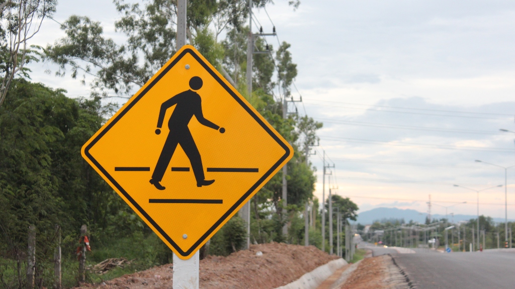 pedestrian walking