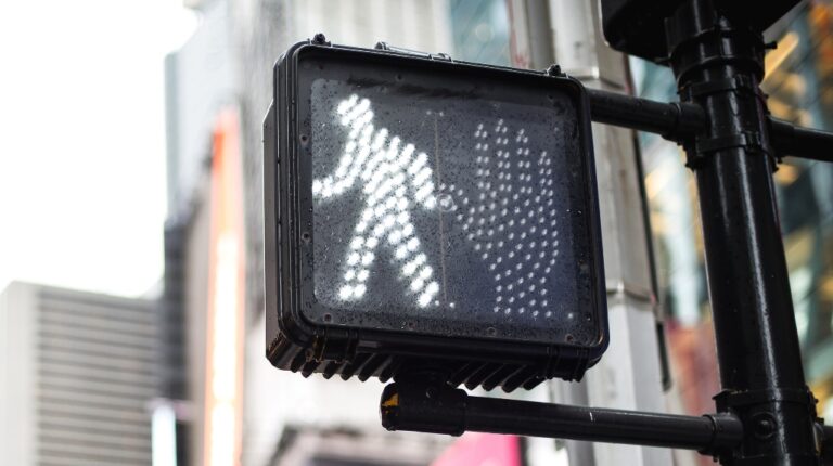 Crosswalk ok sign